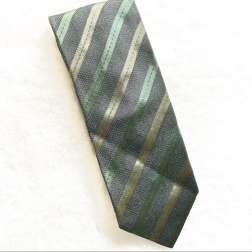 KITON Striped Tie Trendy Stylish Work Wear Classic Designer